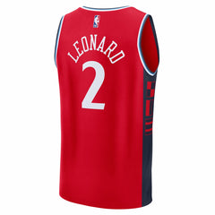 Kawhi Leonard LA Clippers Youth Fast Break Replica Player Jersey - Statement Edition - Red