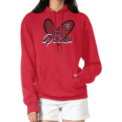 Florida Panthers G-III 4Her by Carl Banks Women's Animal Print Heart Fleece Pullover Hoodie Red