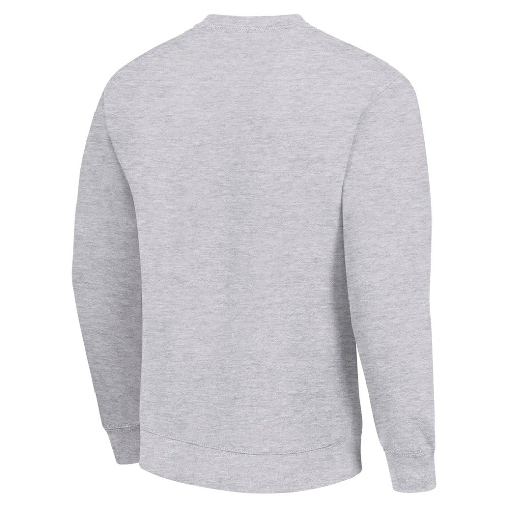 Boston Bruins Starter Color Scratch Pullover Sweatshirt Heather Gray