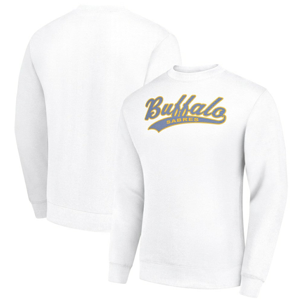 Buffalo Sabres Starter  Tailsweep City Pullover Sweatshirt White