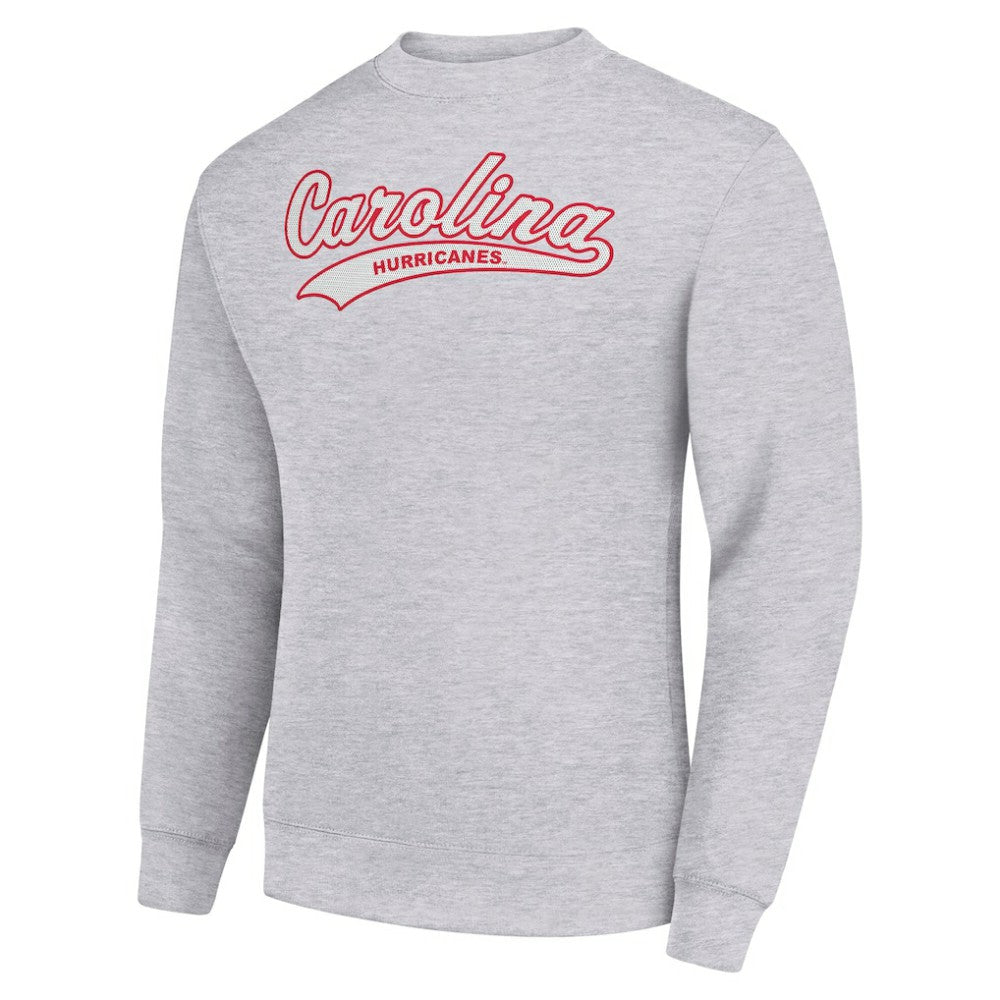 Carolina Hurricanes Starter  Tailsweep City Pullover Sweatshirt Heather Gray