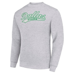 Dallas Stars Starter  Tailsweep City Pullover Sweatshirt Heather Gray