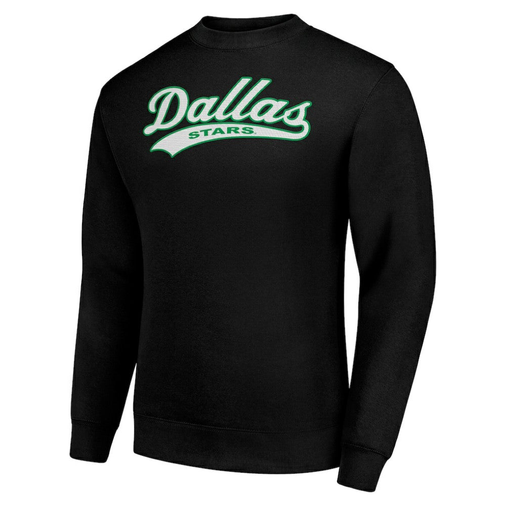 Dallas Stars Starter  Tailsweep City Pullover Sweatshirt Black