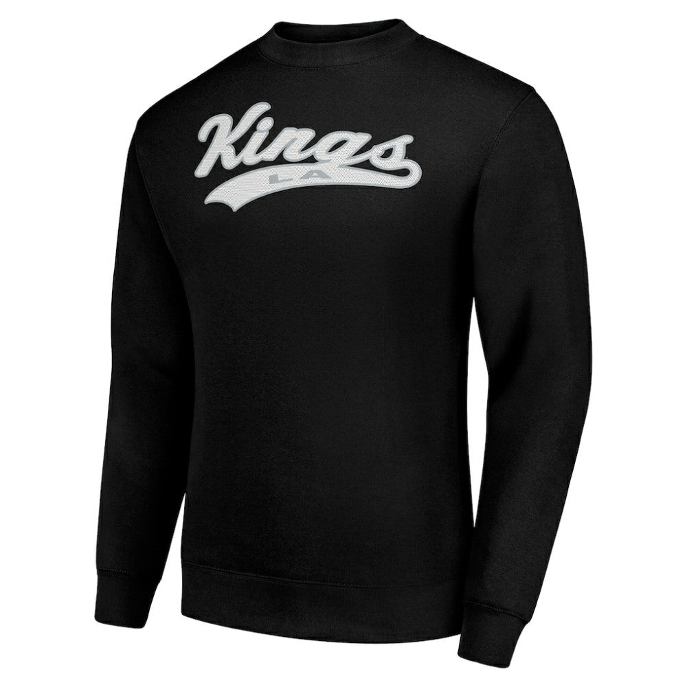 Los Angeles Kings Starter  Tailsweep City Pullover Sweatshirt Black