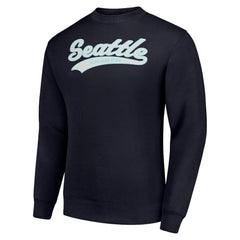Seattle Kraken Starter  Tailsweep City Pullover Sweatshirt Navy
