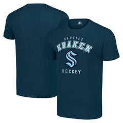 Seattle Kraken Starter Logo T-Shirt Navy