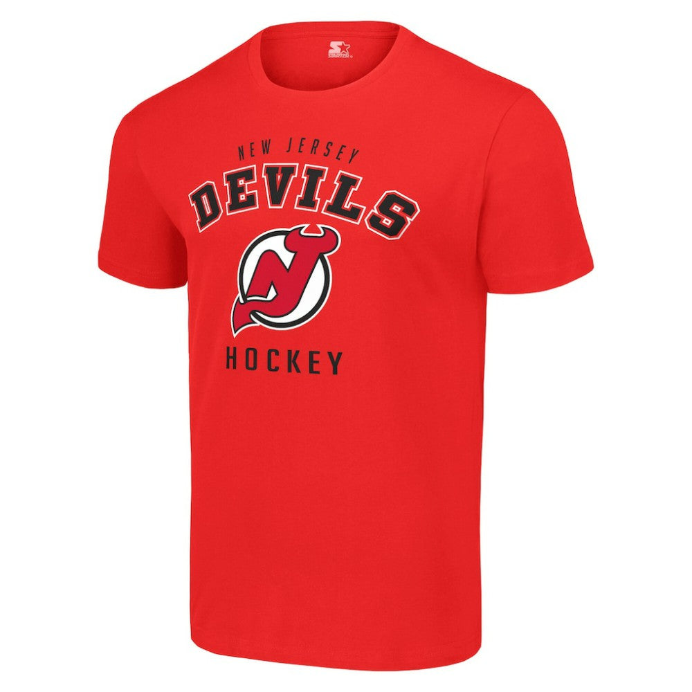 New Jersey Devils Starter Logo T-Shirt Red