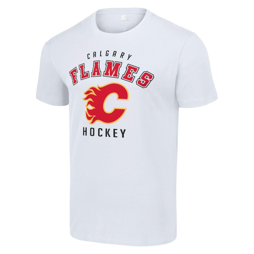 Calgary Flames Starter Logo T-Shirt White