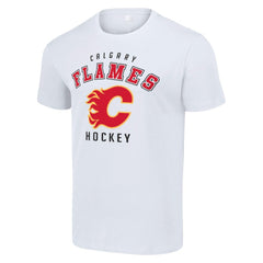 Calgary Flames Starter Logo T-Shirt White