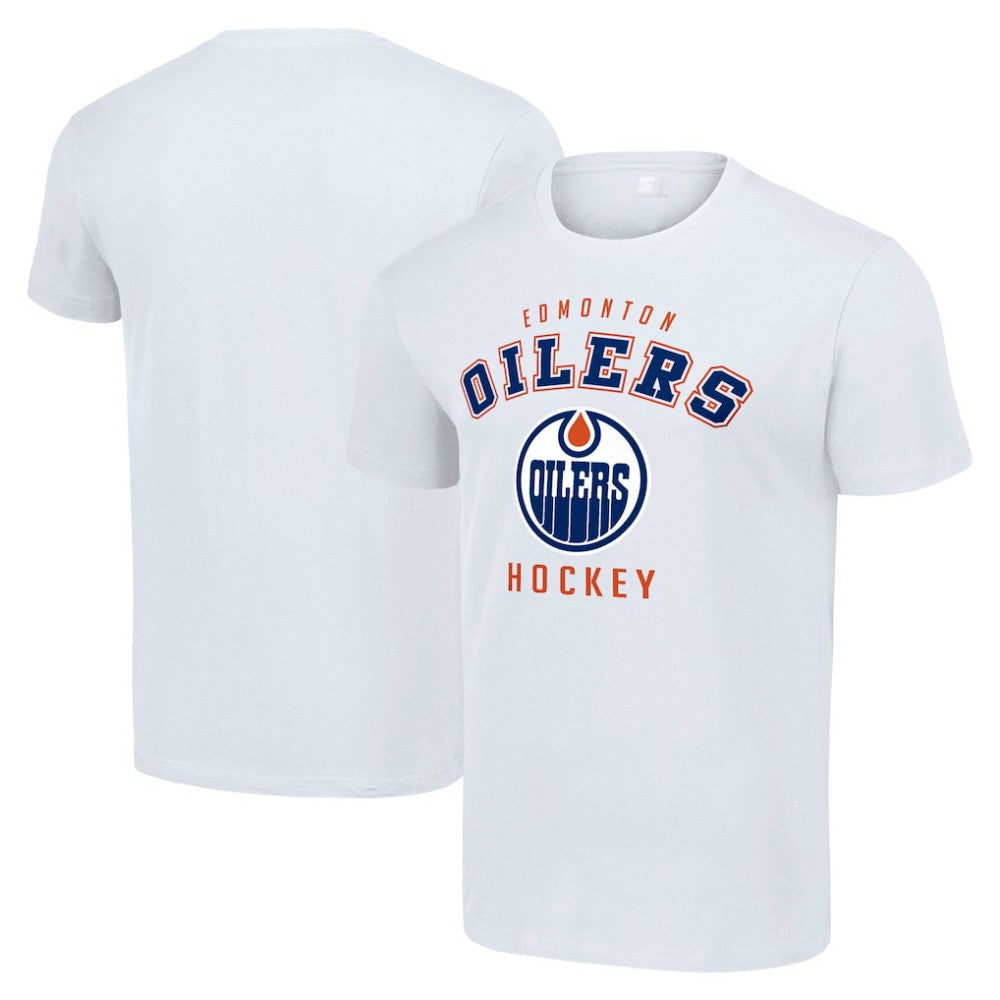 Edmonton Oilers Starter Logo T-Shirt White