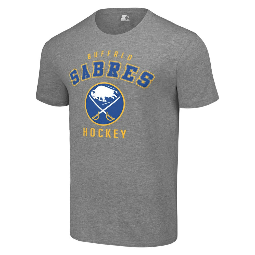 Buffalo Sabres Starter Logo T-Shirt Heather Gray