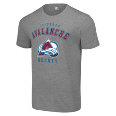 Colorado Avalanche Starter Logo T-Shirt Heather Gray
