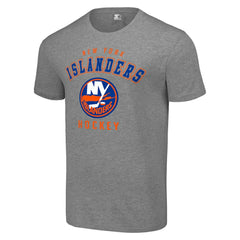 New York Islanders Starter Logo T-Shirt Heather Gray