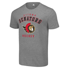 Ottawa Senators Starter Logo T-Shirt Heather Gray