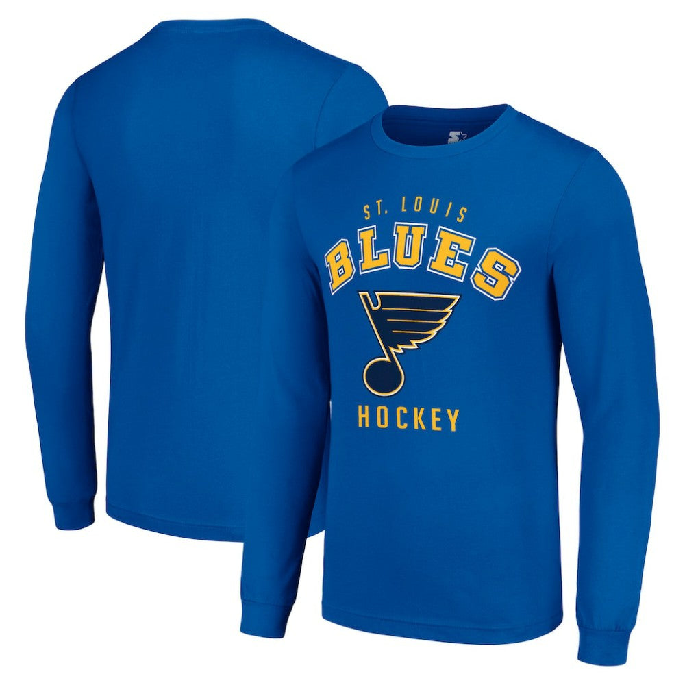 St. Louis Blues Starter Logo Long Sleeve T-Shirt Royal