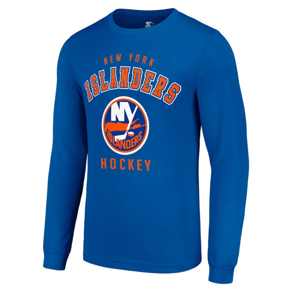 New York Islanders Starter Logo Long Sleeve T-Shirt Royal