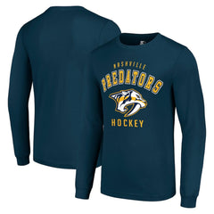Nashville Predators Starter Logo Long Sleeve T-Shirt Navy