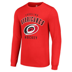 Carolina Hurricanes Starter Logo Long Sleeve T-Shirt Red