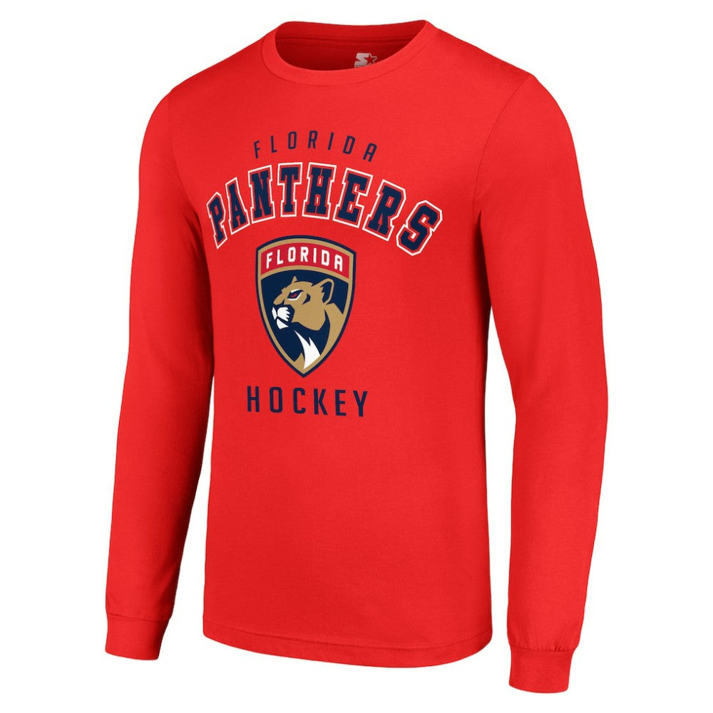 Florida Panthers Starter Logo Long Sleeve T-Shirt Red
