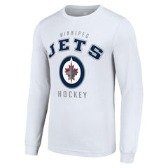 Winnipeg Jets Starter Logo Long Sleeve T-Shirt White