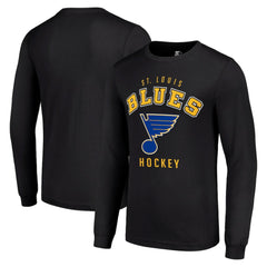 St. Louis Blues Starter Logo Long Sleeve T-Shirt Black