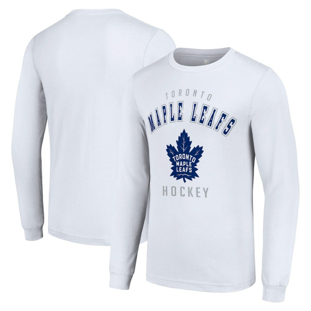 Toronto Maple Leafs Starter Logo Long Sleeve T-Shirt White