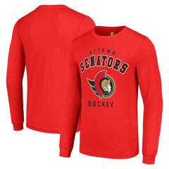 Ottawa Senators Starter Logo Long Sleeve T-Shirt Red