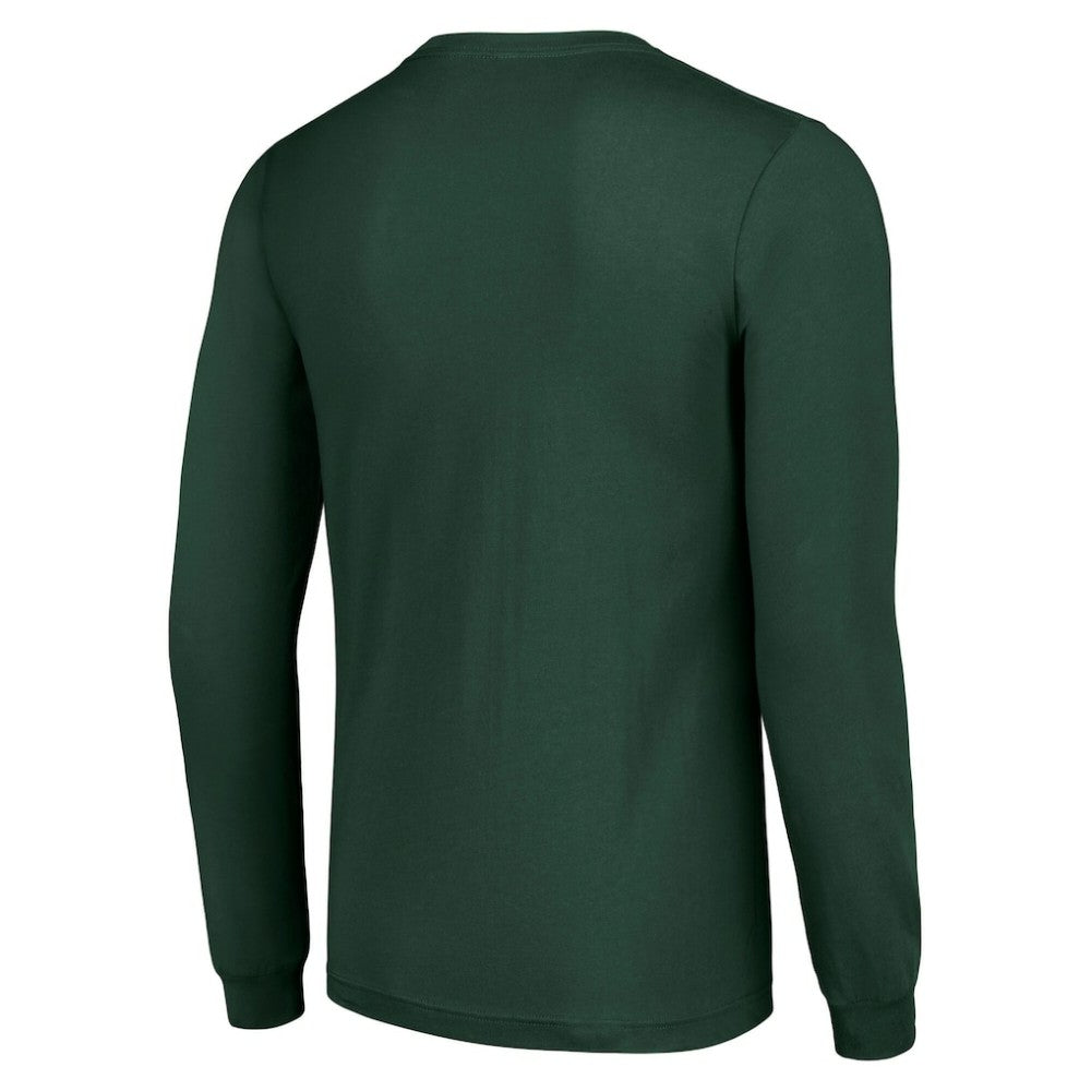 Minnesota Wild Starter Logo Long Sleeve T-Shirt Military Green