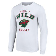 Minnesota Wild Starter Logo Long Sleeve T-Shirt White