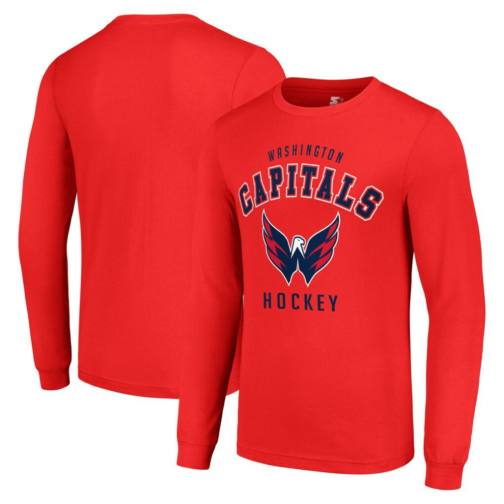 Washington Capitals Starter Logo Long Sleeve T-Shirt Red