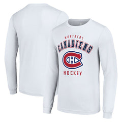 Montreal Canadiens Starter Logo Long Sleeve T-Shirt White
