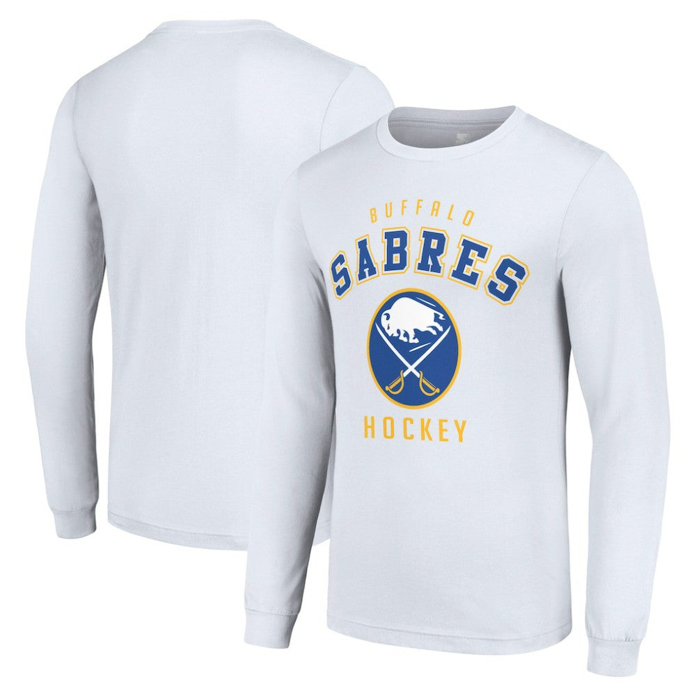 Buffalo Sabres Starter Logo Long Sleeve T-Shirt White