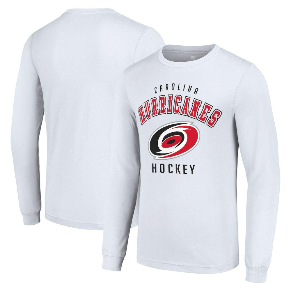 Carolina Hurricanes Starter Logo Long Sleeve T-Shirt White
