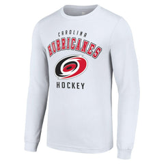 Carolina Hurricanes Starter Logo Long Sleeve T-Shirt White