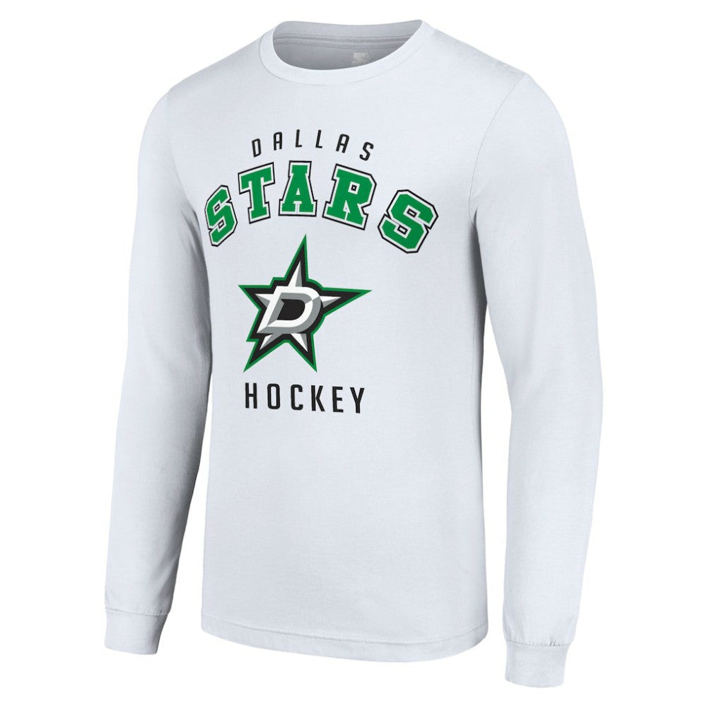 Dallas Stars Starter Logo Long Sleeve T-Shirt White