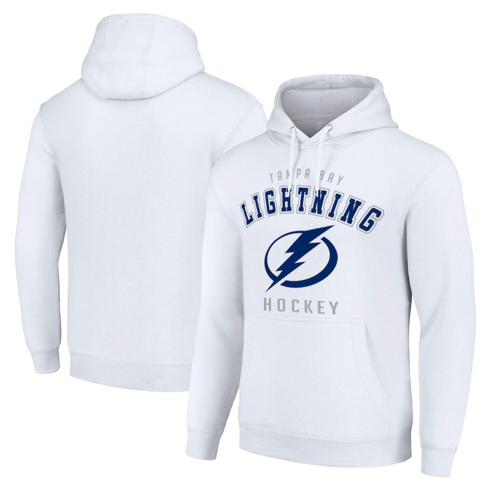 Tampa Bay Lightning Starter Logo Pullover Hoodie White