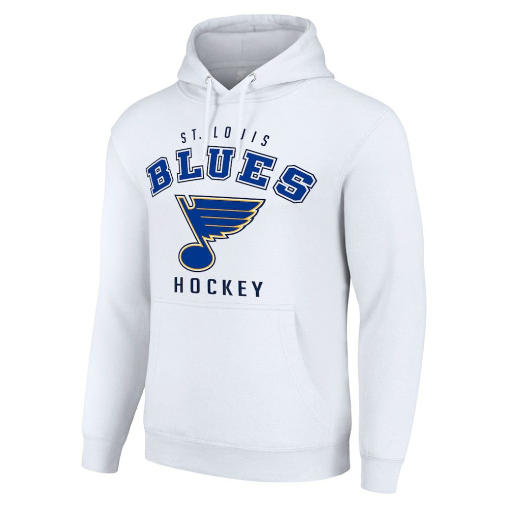 St. Louis Blues Starter Logo Pullover Hoodie White