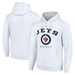 Winnipeg Jets Starter Logo Pullover Hoodie White