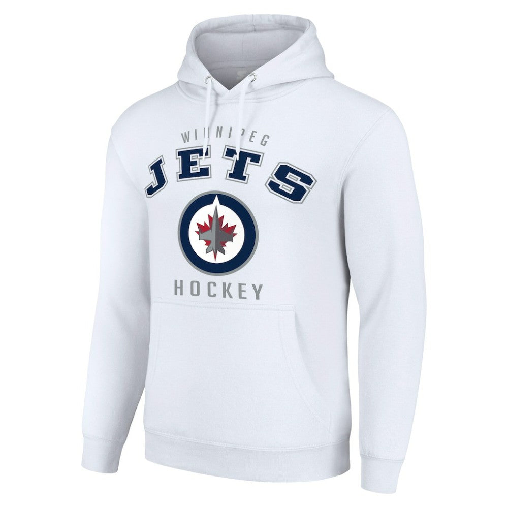 Winnipeg Jets Starter Logo Pullover Hoodie White