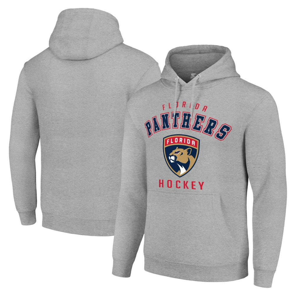 Florida Panthers Starter Logo Pullover Hoodie Heather Gray