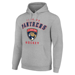 Florida Panthers Starter Logo Pullover Hoodie Heather Gray