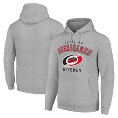 Carolina Hurricanes Starter Logo Pullover Hoodie Heather Gray