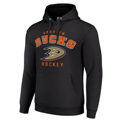Anaheim Ducks Starter Logo Pullover Hoodie Black