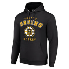 Boston Bruins Starter Logo Pullover Hoodie Black