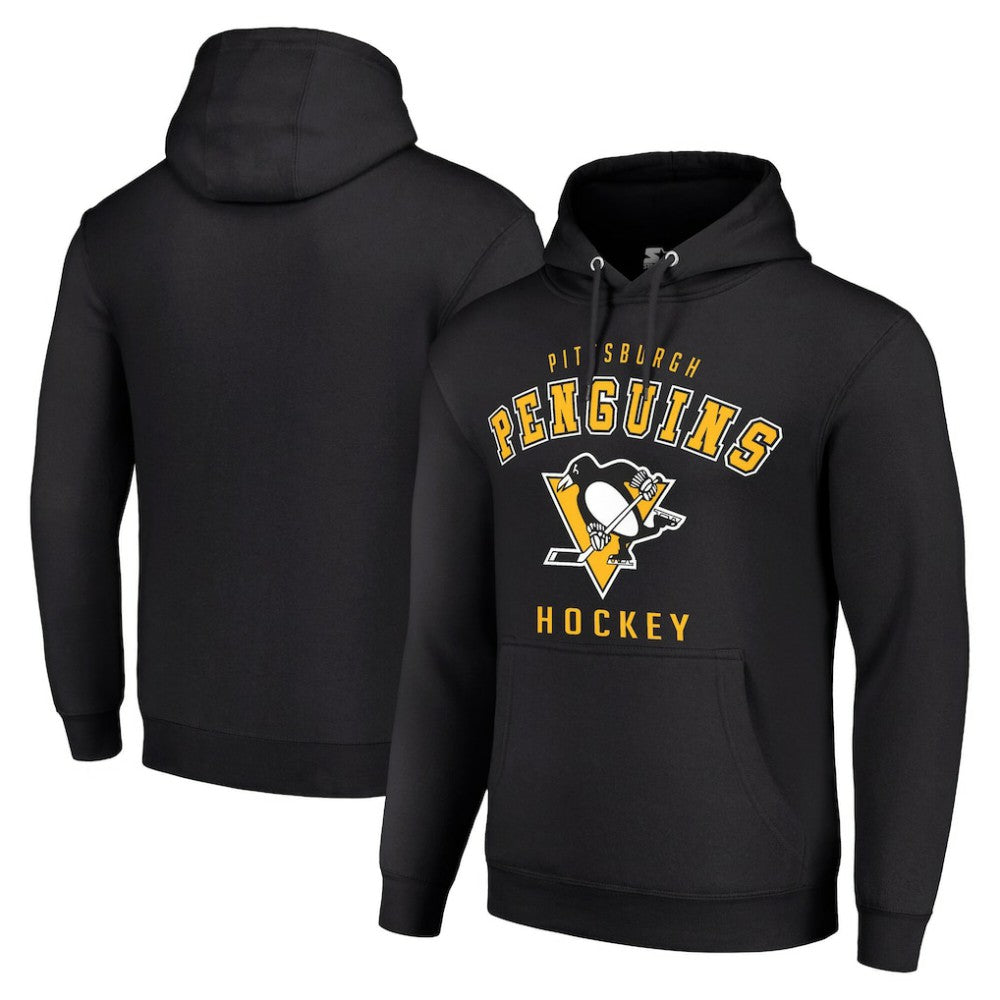 Pittsburgh Penguins Starter Logo Pullover Hoodie Black