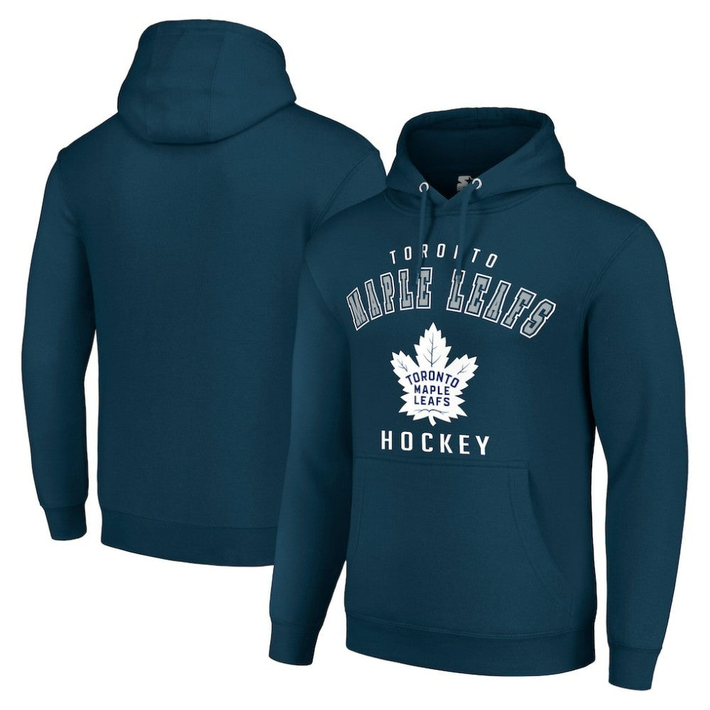 Toronto Maple Leafs Starter Logo Pullover Hoodie Navy