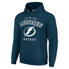 Tampa Bay Lightning Starter Logo Pullover Hoodie Navy