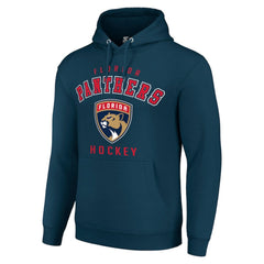 Florida Panthers Starter Logo Pullover Hoodie Navy