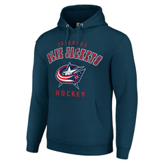 Columbus Blue Jackets Starter Logo Pullover Hoodie Navy