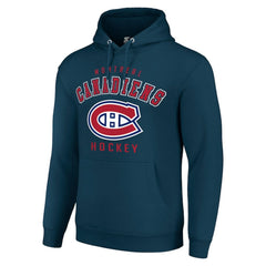 Montreal Canadiens Starter Logo Pullover Hoodie Navy